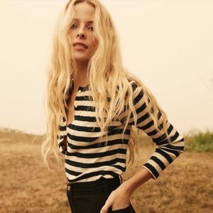 🌿LIKE NEW🌿 Dôen Paola Tee in Navy Stripe, Size M